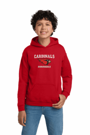 Gildan® - Youth Heavy Blend™ Hooded Sweatshirt - Center Chest Logo