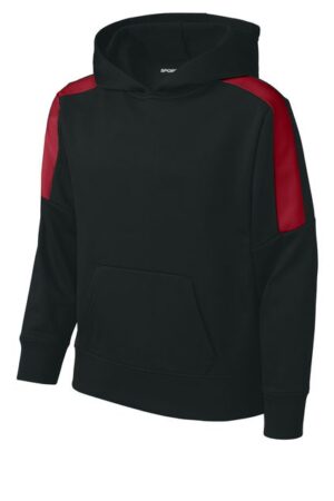 Sport-Tek® Youth Sport-Wick® Fleece United Pullover Hoodie Center Chest Logo