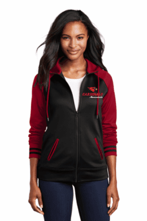 Sport-Tek® Women's Sport-Wick® Varsity Fleece Full-Zip Hooded Jacket