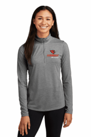 Sport-Tek® Women's PosiCharge® Tri-Blend Wicking 1/4-Zip Pullover