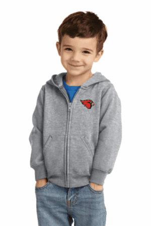 Port & Company® Toddler Core Fleece Full-Zip Hooded Sweatshirt
