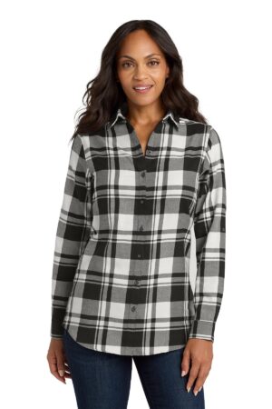 Port Authority® Women's Plaid Flannel Tunic