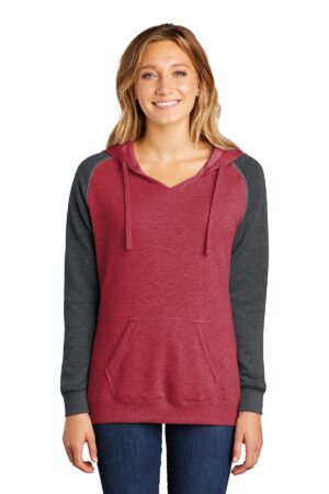 District ® Women’s Lightweight Fleece Raglan Hoodie