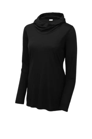 Sport-Tek ® Women's PosiCharge ® Tri-Blend Wicking Long Sleeve Hoodie - Sport