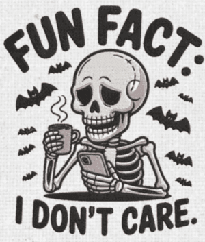 Fun Fact Funny Skeleton - Crew